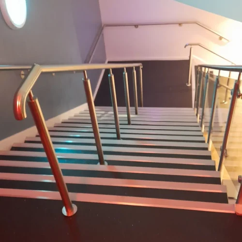 Staircase refurbishment in Altro Stonghold and new nosings